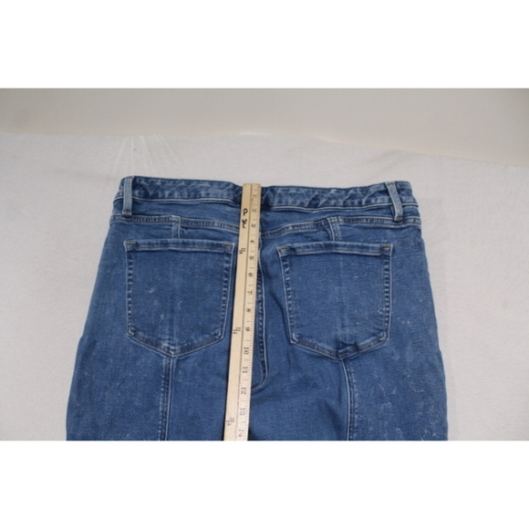 Lane Bryant Women Blue Jeans Denim High Rise Skinny Size 18 - Picture 7 of 9